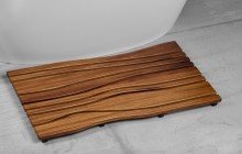 Aquatica Onde Waterproof Iroko Wood Floor Mat 03 3